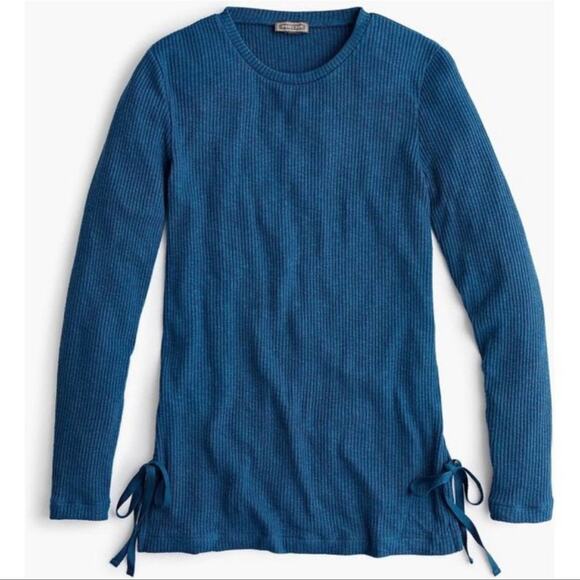 J. Crew Point Sur Ribbed Long Sleeve Tunic Top Size XS EUC - Picture 4 of 8